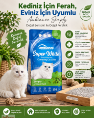 AMBİANCE KEDİ KUMU NATURAL 10 LT