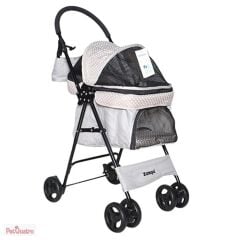 Zampa Perez Kedi-Köpek Arabası Gri, 42x63x89cm