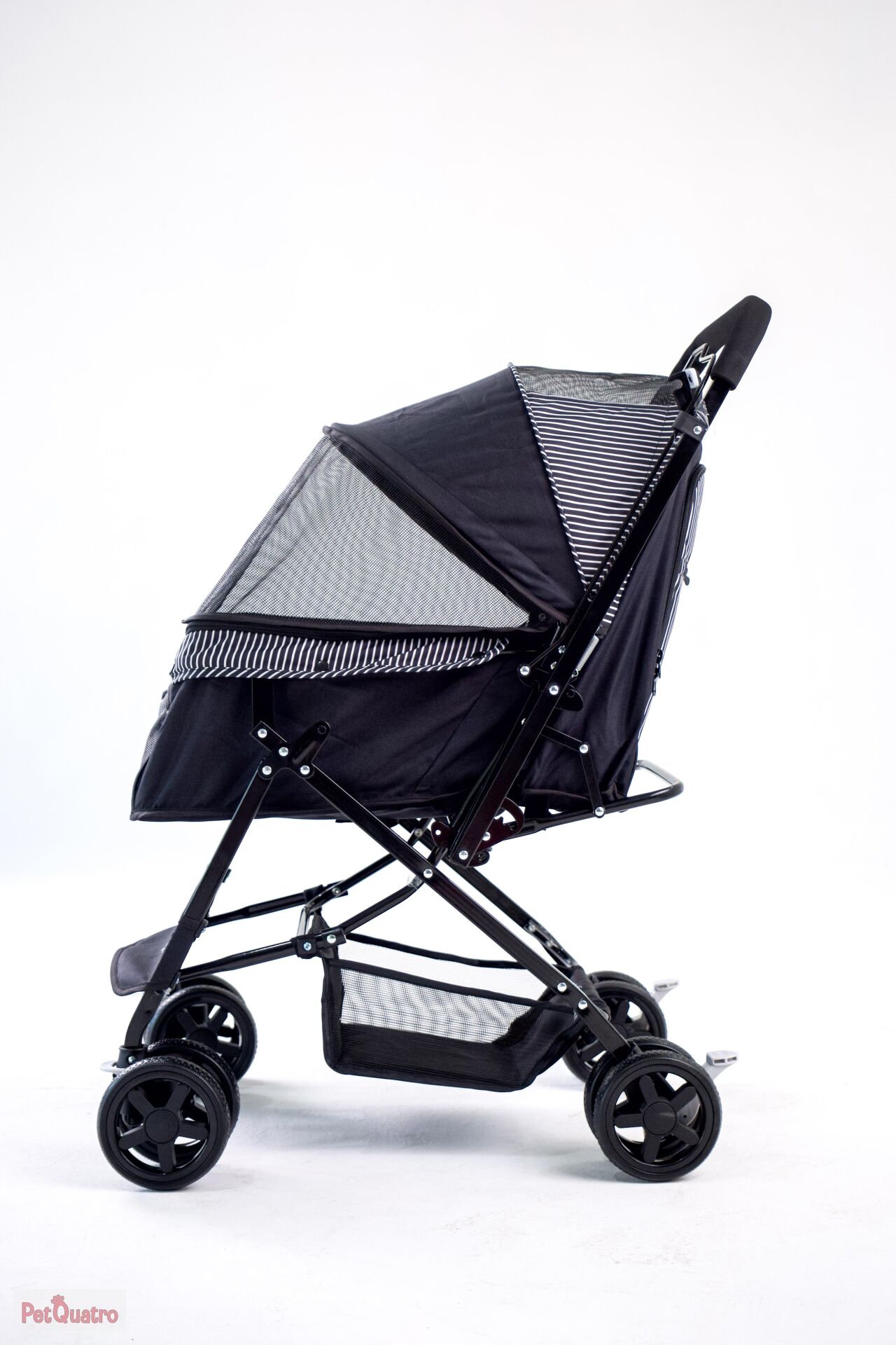 Zampa Nova Kedi- Köpek Arabası Siyah, 52x76.5x95