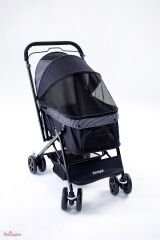 Zampa Nova Kedi- Köpek Arabası Siyah, 52x76.5x95