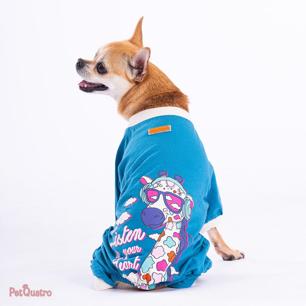 CadetBlue Giraffe Pyjamas
