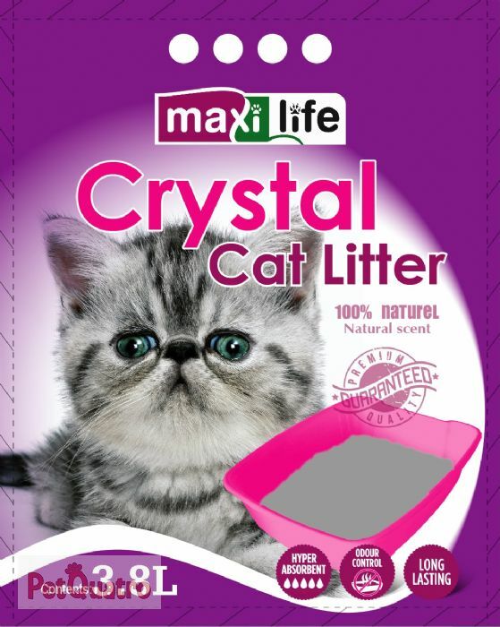MAXİLİFE SİLİCA KEDİ KUMU KRİSTAL 3,8L