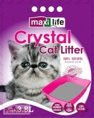 MAXİLİFE SİLİCA KEDİ KUMU KRİSTAL 3,8L
