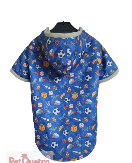 PLAYER MAVİ KAPÜŞONLU 5 Lİ MONT