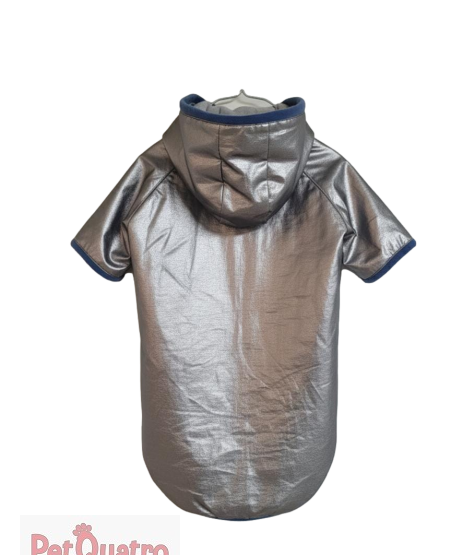 GÜMÜŞ MAVİ KAPÜŞONLU 5 Lİ MONT