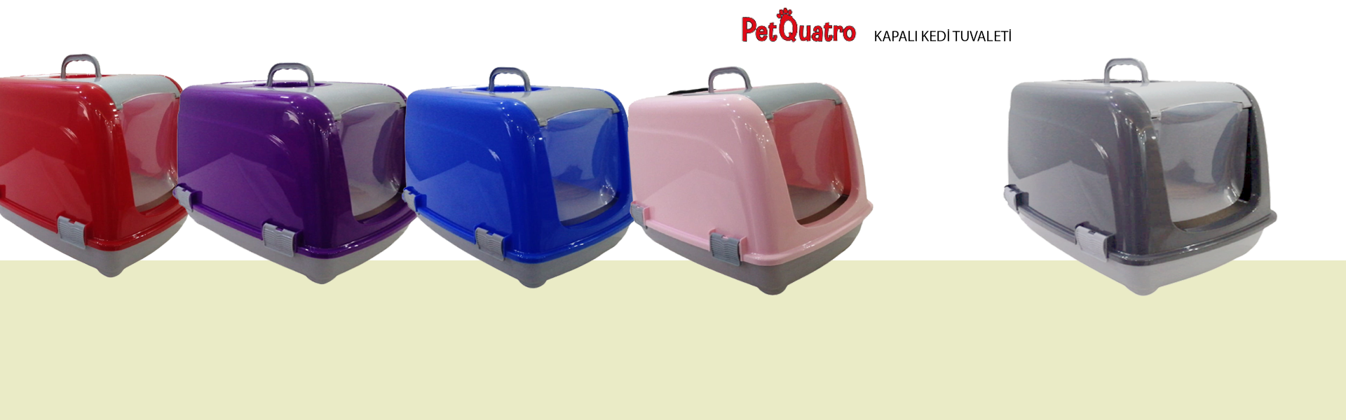 KAPALI KEDİ TUVALETİ